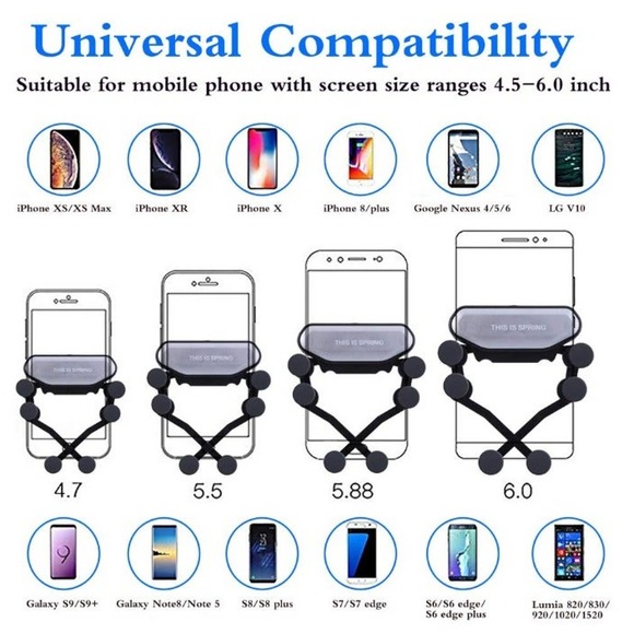 Phone Holder for Car Auto Retractable - Picture 2 of 3